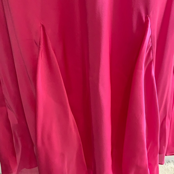 NWT Elegant Pink Ruffle Dress - Picture 2 of 15